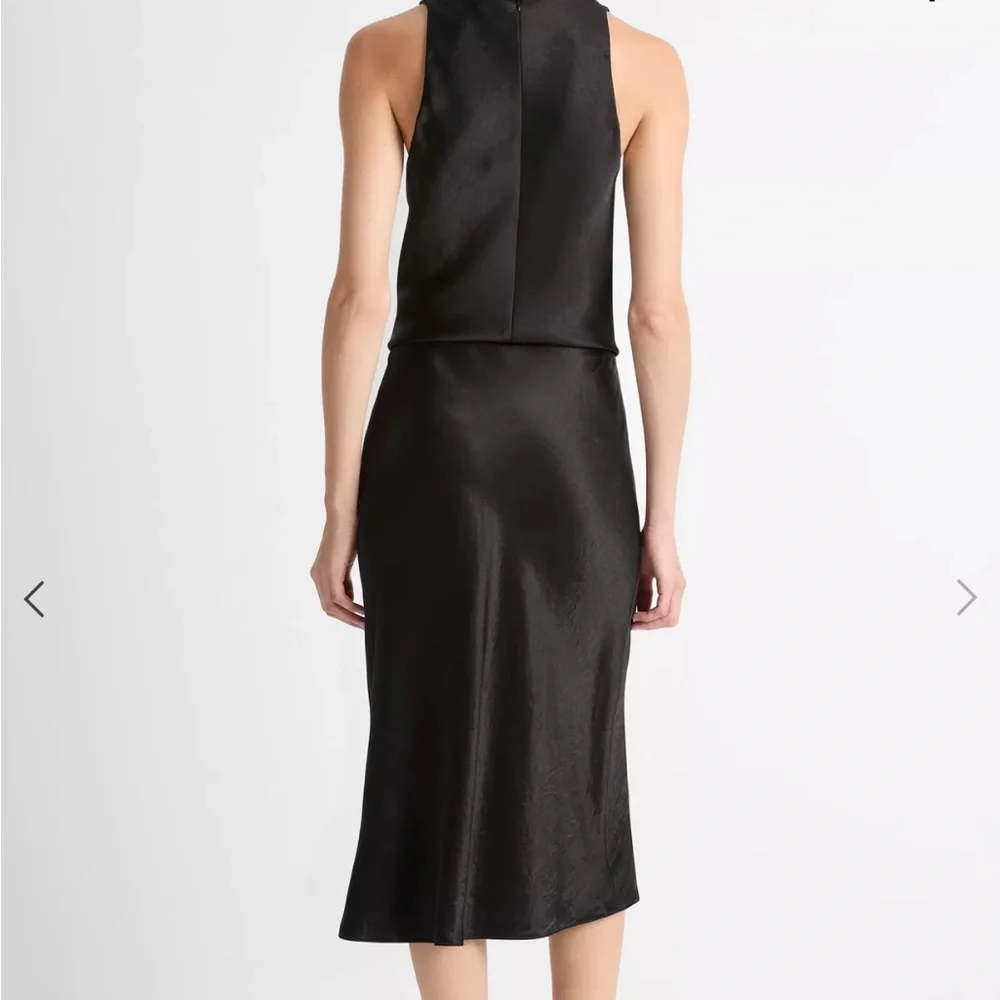 Vince Satin Slip Skirt - Picture 3 of 6